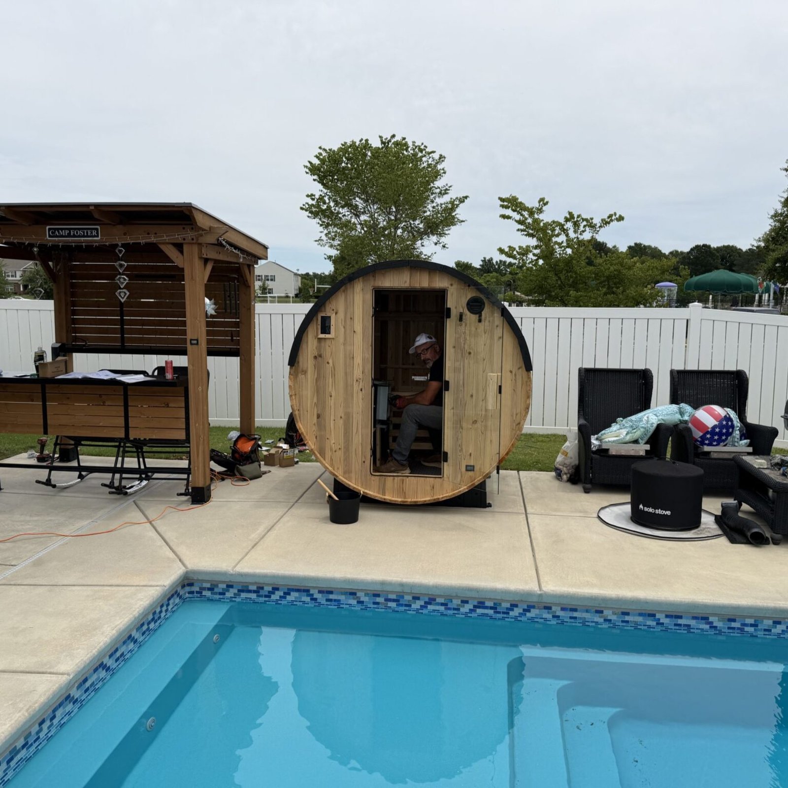 sauna wiring